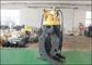 CE Disetujui Rotary Hydraulic Wood Grapple Untuk Excavator ZX210 Hitachi ZX210