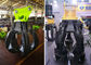 4 Tine Orange Peel Grapple Hydraulic Robust Structure Cocokkan Hitachi ZX210 20 ton Excavator