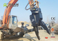 Kobelco SK200 Peralatan Pembongkaran Mobil Kendaraan Membongkar Mesin Beton Jaw Crusher Untuk Geser Excavator
