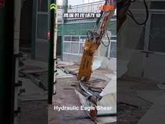 Heavy Duty Hydraulic Scrap Metal Sheet Cutting Shears Untuk Excavator