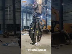 Mesin penggalian hidraulik Mesin pemotong gunting logam besi scrap Gunting batang stainless steel