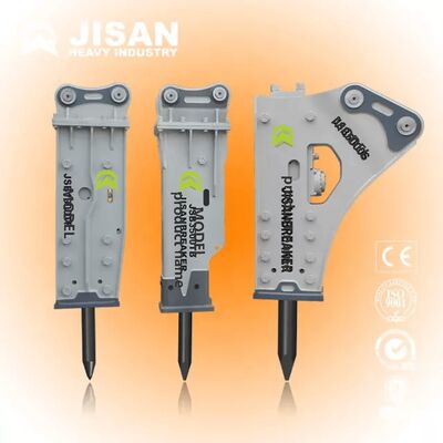 Lebar 12 Meter Excavator Rock Crusher Sumber Daya Hidraulik Dioptimalkan untuk Menghemat Energi dan Mengurangi Biaya Operasi