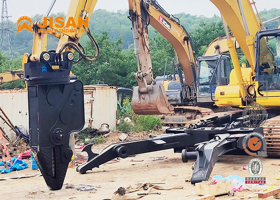 Gunting Pembongkaran Hidrolik Mobil Limbah Mekanik Untuk Excavator 6-40 Ton