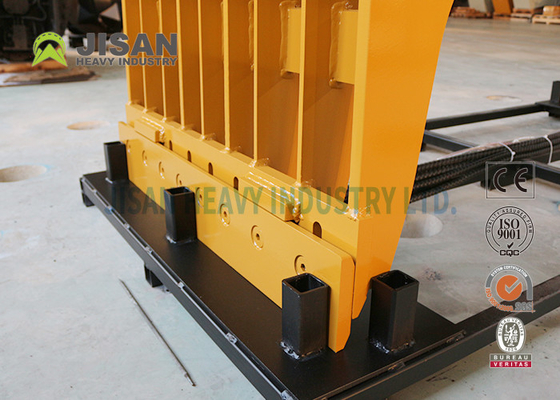 Grapple Pembongkaran Berputar Persegi, Grab Penyortiran Batu Hidrolik Excavator