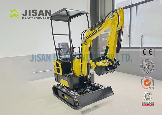 Taman Menggunakan 1ton Mini Crawler Excavator Bagian Track Mesin Penggali