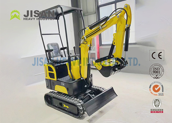 Taman Menggunakan 1ton Mini Crawler Excavator Bagian Track Mesin Penggali