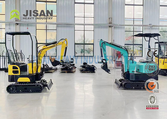 Taman Menggunakan 1ton Mini Crawler Excavator Bagian Track Mesin Penggali