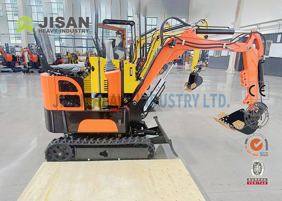 Taman Menggunakan 1ton Mini Crawler Excavator Bagian Track Mesin Penggali