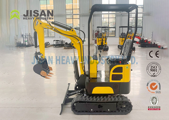 Taman Menggunakan 1ton Mini Crawler Excavator Bagian Track Mesin Penggali
