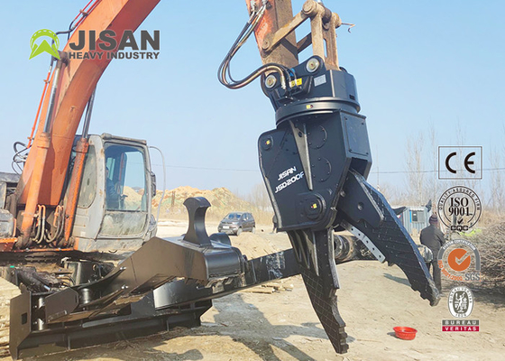 R210lc Excavator Memotong Mesin Geser, Gunting Penghancur Hidraulik