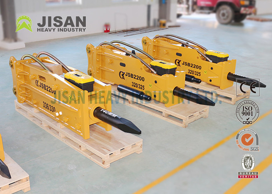 Soosan Sb40 53 Mesin Suku Cadang Ekskavator Hydraulic Breaker Hammer 1400 Untuk 13 Ton