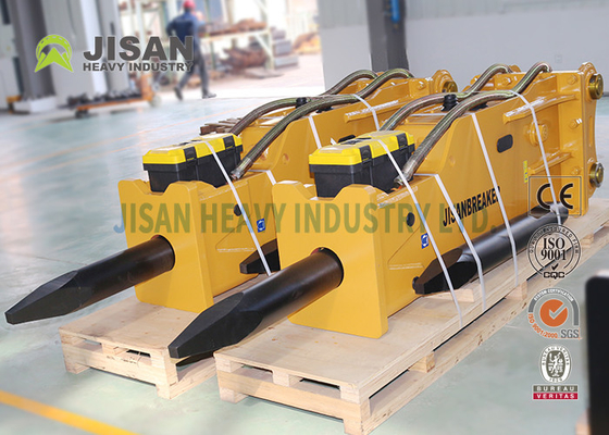 Heavy Duty 100-6200kg Excavator Pemecah Batu Lebar 1,2 Meter