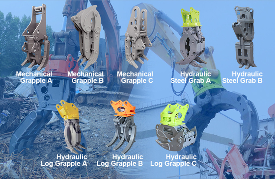 Grab Rock Excavator Kuat Untuk Struktur Tahan Lama Aplikasi Handal