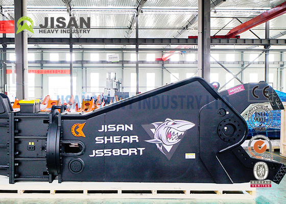 JS580RT Baja Karbon Excavator Power Metal Shears 20Mpa 450mm