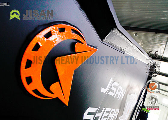 Heavy Duty Hydraulic Metal Steel Shear 4300 Mm 150 Bar Untuk Pembongkaran Kendaraan