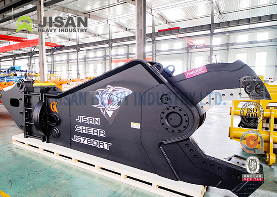 JS780RT Steel Cutting Shear 4300 Mm 60L / Min Dengan Katup Kecepatan Untuk Pembongkaran Industri