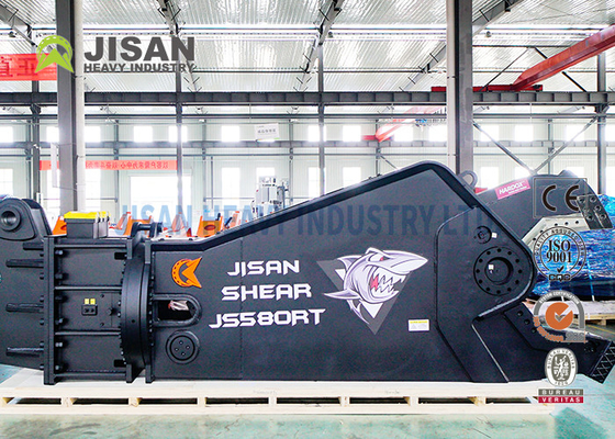 Geser Pembongkaran Combi Hidraulik Ekskavator 3300 Mm, Scrap Pembukaan Rahang 565 Mm 10-14 Ton