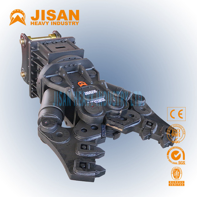 Aksesoris Excavator Hydraulic Scrap Metal Shear Double Cylinder 24ton Untuk menghancurkan