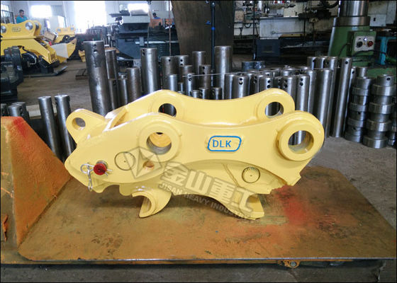 Tipe Push Excavator Quick Coupler Pin 380-420mm Jarak untuk  PC120