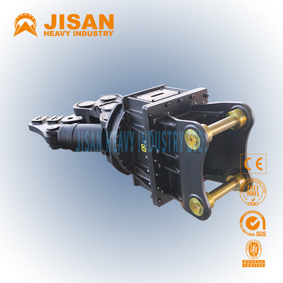 Blue Excavator Hydraulic Alligator Scrap Metal Shears Hydraulic Rotary Drum Cutter Untuk Dijual