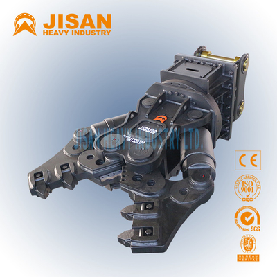 Blue Excavator Hydraulic Alligator Scrap Metal Shears Hydraulic Rotary Drum Cutter Untuk Dijual