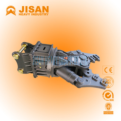 Excavator Double Cylinder Steel Hydraulic Mutli Nose Shear Jaw Untuk Memotong Logam Crusher Perkuat Beton