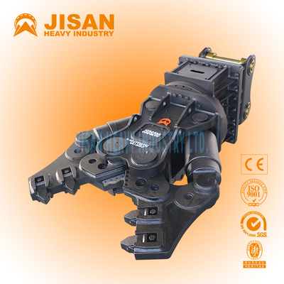 Excavator Double Cylinder Steel Hydraulic Mutli Nose Shear Jaw Untuk Memotong Logam Crusher Perkuat Beton