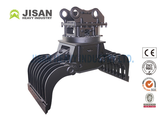 Penghancuran Dan Pengelompokan Logam Scrap Dibuat Lurus Pengelompokan Dan Penghancuran Genggam Excavator Attachment Genggam Grab