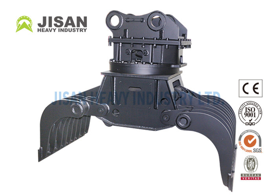 Penghancuran Dan Pengelompokan Logam Scrap Dibuat Lurus Pengelompokan Dan Penghancuran Genggam Excavator Attachment Genggam Grab