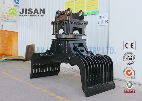 Penghancuran Dan Pengelompokan Logam Scrap Dibuat Lurus Pengelompokan Dan Penghancuran Genggam Excavator Attachment Genggam Grab
