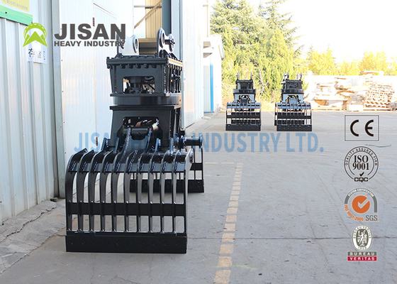 Penghancuran Dan Pengelompokan Logam Scrap Dibuat Lurus Pengelompokan Dan Penghancuran Genggam Excavator Attachment Genggam Grab