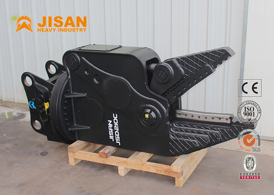 Hardox Hydraulic Shears Untuk Struktur Baja Penghancuran Hydraulic Shear Untuk Excavators Teknologi Korea Mobil Kereta Eagle