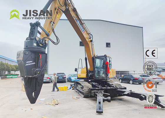 Jisan Excavator Demolition Hardox Steel Shears Benteng Scrap Shears Untuk Dijual Mobil Pemecah Mesin