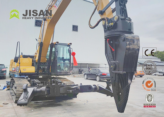Jisan Excavator Demolition Hardox Steel Shears Benteng Scrap Shears Untuk Dijual Mobil Pemecah Mesin