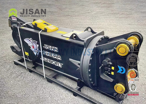 Bauma China 2024 Booth No. E4.530 Jisan Eagle Power Hardox Steel Metal Shear Untuk Attachment
