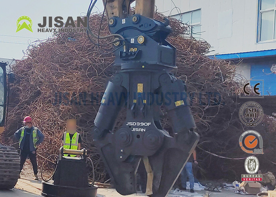 JSD280F Mesin Penggali Gunting Logam Pengaturan Kepala Sederhana untuk Efisiensi Maksimal dalam Daur Ulang Bahan Beton