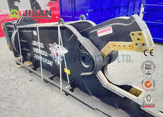 Teyun Tycs450rt Hydraulic Shear Excavator Metal Shear untuk memotong dan memulihkan bahan bekas di lokasi pembongkaran industri