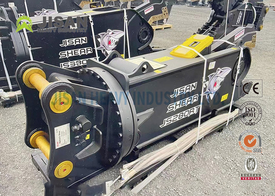 Teyun Tycs450rt Hydraulic Shear Excavator Metal Shear untuk memotong dan memulihkan bahan bekas di lokasi pembongkaran industri