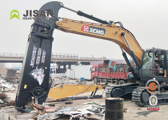 Teyun Tycs450rt Hydraulic Shear Excavator Metal Shear untuk memotong dan memulihkan bahan bekas di lokasi pembongkaran industri