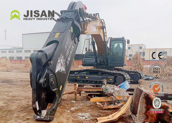 Teyun Tycs450rt Hydraulic Shear Excavator Metal Shear untuk memotong dan memulihkan bahan bekas di lokasi pembongkaran industri
