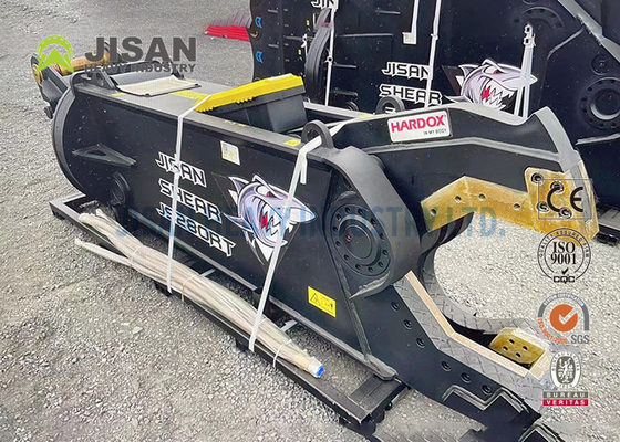 Teyun Tycs450rt Hydraulic Shear Excavator Metal Shear untuk memotong dan memulihkan bahan bekas di lokasi pembongkaran industri