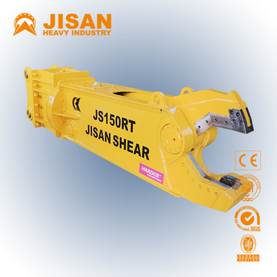 Cepat dan Mudah Penggantian Bilah Penghancur Bahan Pemotongan Dan Pemulihan Dengan Teyun Tycs450rt Hydraulic Shear Untuk Excavator