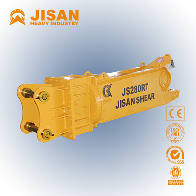 Cepat dan Mudah Penggantian Bilah Penghancur Bahan Pemotongan Dan Pemulihan Dengan Teyun Tycs450rt Hydraulic Shear Untuk Excavator