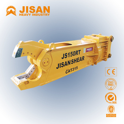 Cepat dan Mudah Penggantian Bilah Penghancur Bahan Pemotongan Dan Pemulihan Dengan Teyun Tycs450rt Hydraulic Shear Untuk Excavator