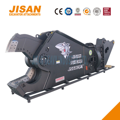 Penggantian pisau cepat bahan bekas pemotongan dan pemulihan dengan Teyun Tycs450rt Excavator metal shears
