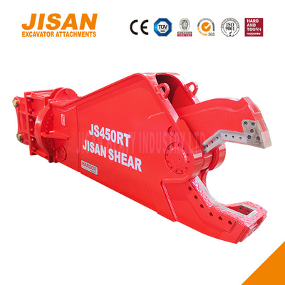 Penggantian pisau cepat bahan bekas pemotongan dan pemulihan dengan Teyun Tycs450rt Excavator metal shears
