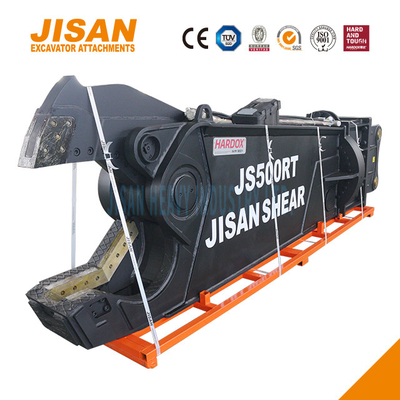 Penggantian pisau cepat bahan bekas pemotongan dan pemulihan dengan Teyun Tycs450rt Excavator metal shears