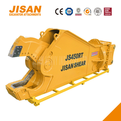 Penggantian pisau cepat bahan bekas pemotongan dan pemulihan dengan Teyun Tycs450rt Excavator metal shears