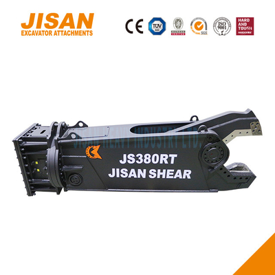 360 derajat Hydraulic Rotation Excavator Metal Shears Untuk Pemulihan Bahan Scrap