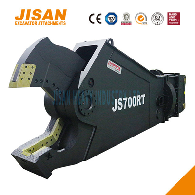 JS800RT Excavator Metal Shears Ideal Untuk Potongan Baja Tugas Berat Dengan Pemasangan Lengan 80-110 Ton